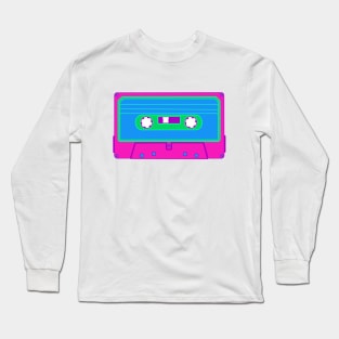 Polyamory Flag Cassette Long Sleeve T-Shirt